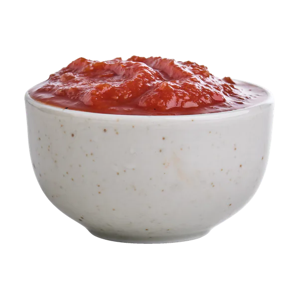 Dollys Delish Salsa, tomatsalsa i en liten skål